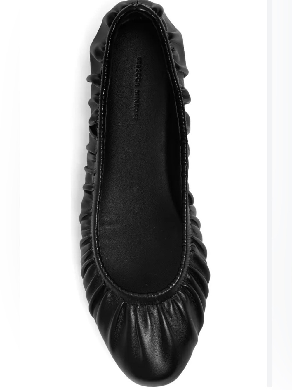 NWOT Rebecca Minkoff Ruched Ballet Flat size 8